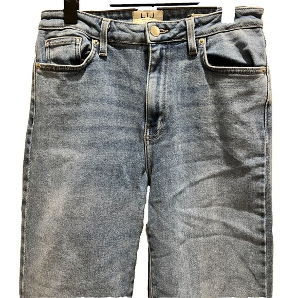 LTJ  Letters to Juliet Siena High Rise Straight Medium Denim Jean L.T.J. Size 28 - Picture 5 of 12